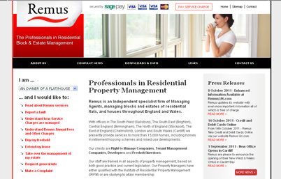 Remus Property Management website re-launch