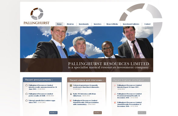 Pallinghurst homepage